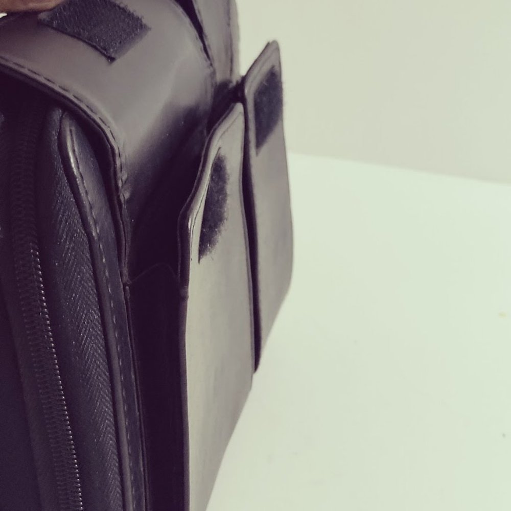 Multi Purpose Leather Case with Adjustable Shoulder Straps - Picture 4 of 16